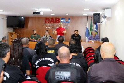 Nilópolis: Guardas Municipais participam de palestra sobre atendimento às crianças e adolescentes