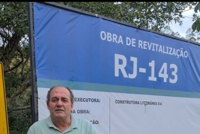 Obras de recapeamento da RJ-143 são iniciadas após indicação do deputado Eurico Júnior