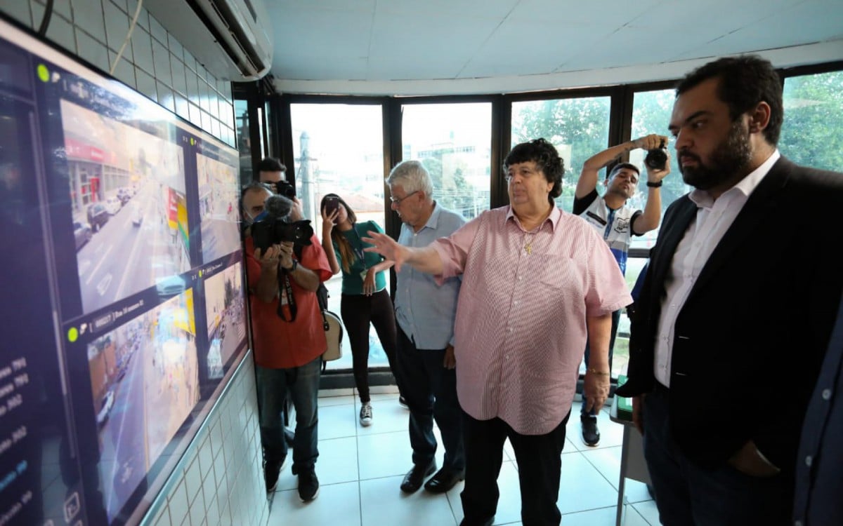 Govenador e prefeito visitaram as instalações da sede de operação do Segurança Presente - Cris Oliveira - Secom/PMVR