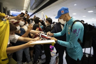 Seleção Brasileira desembarca em Tóquio para o amistoso contra o Japão