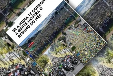 Post no Facebook engana ao divulgar atos pró-Bolsonaro de 2021 como se fossem atuais