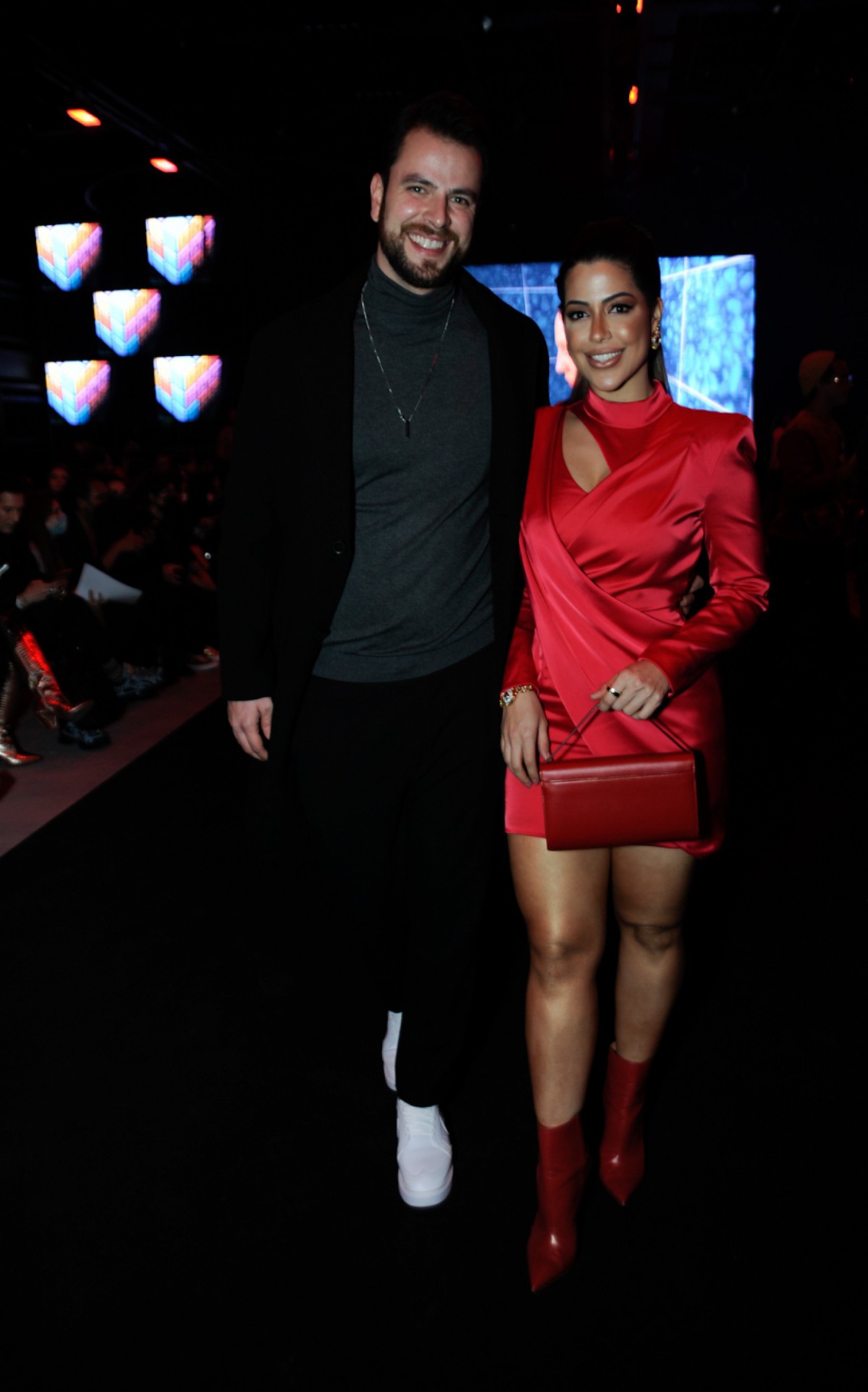 Gustavo Marsengo e La&iacute;s Caldas, do 'BBB 22'