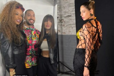 Gil do Vigor, Lumena Aleluia, Mari Gonzalez e Thais Braz mostram bastidores de desfile na SPFW