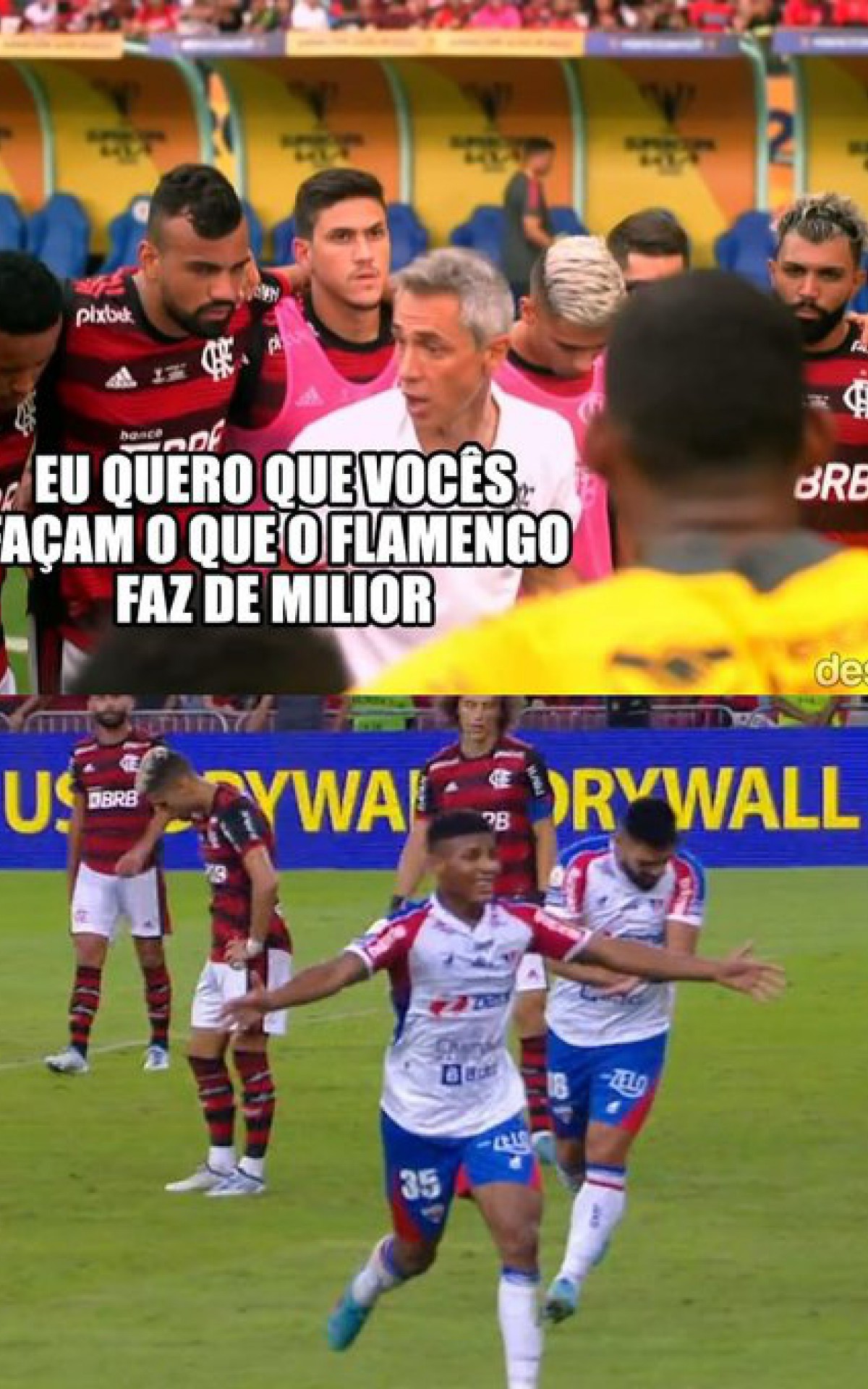 Derrota do Flamengo para o lanterna Fortaleza vira piada na Web; veja memes!