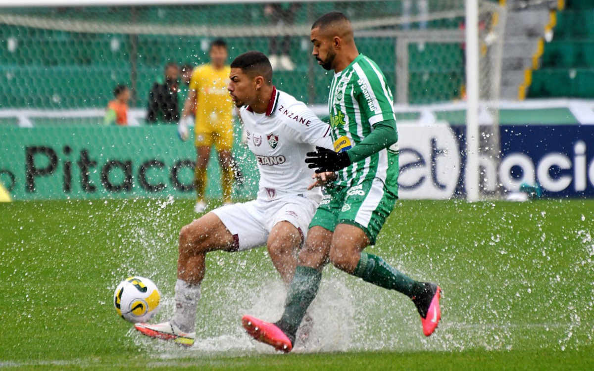 Fluminense foi derrotado para o Juventude por um a zero