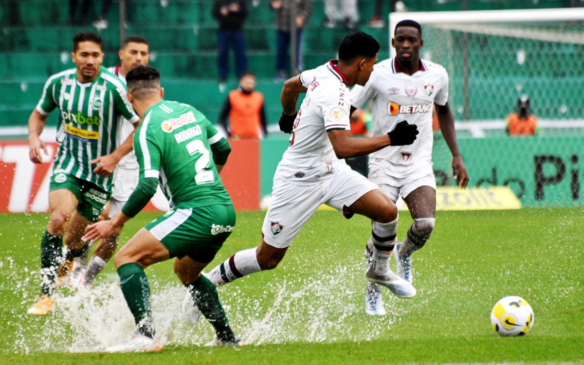 Campeonato Brasileiro. 9&ordf; rodada. Jogo Fluminense x Juventude em Caxias do Sul, RS - Brasil. Neste Domingo - 05/06/2022.