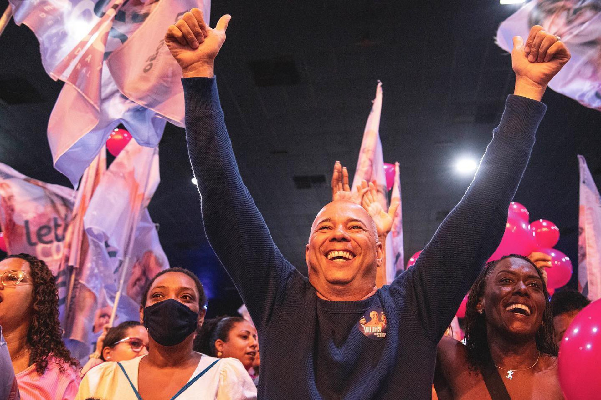 O pr&eacute;-candidato a deputado estadual Valdecy da Sa&uacute;de - Divulga&ccedil;&atilde;o