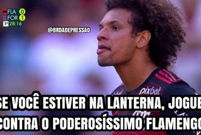 Derrota do Flamengo para o lanterna Fortaleza vira piada na Web; veja memes!