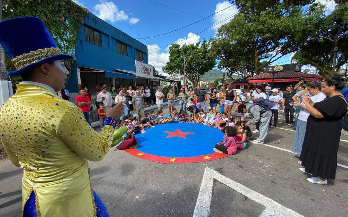 Na ocasi&atilde;o, foi apresentado o projeto Caravana Carequinha