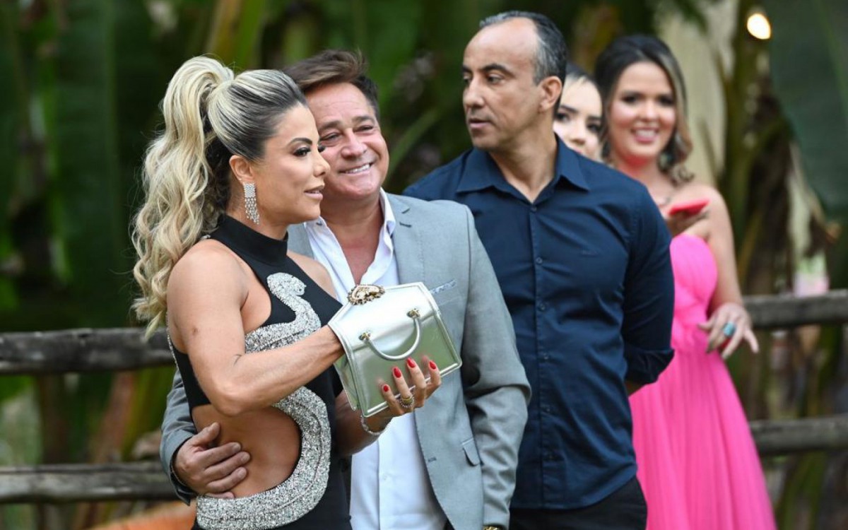 Poliana Rocha e Leonardo