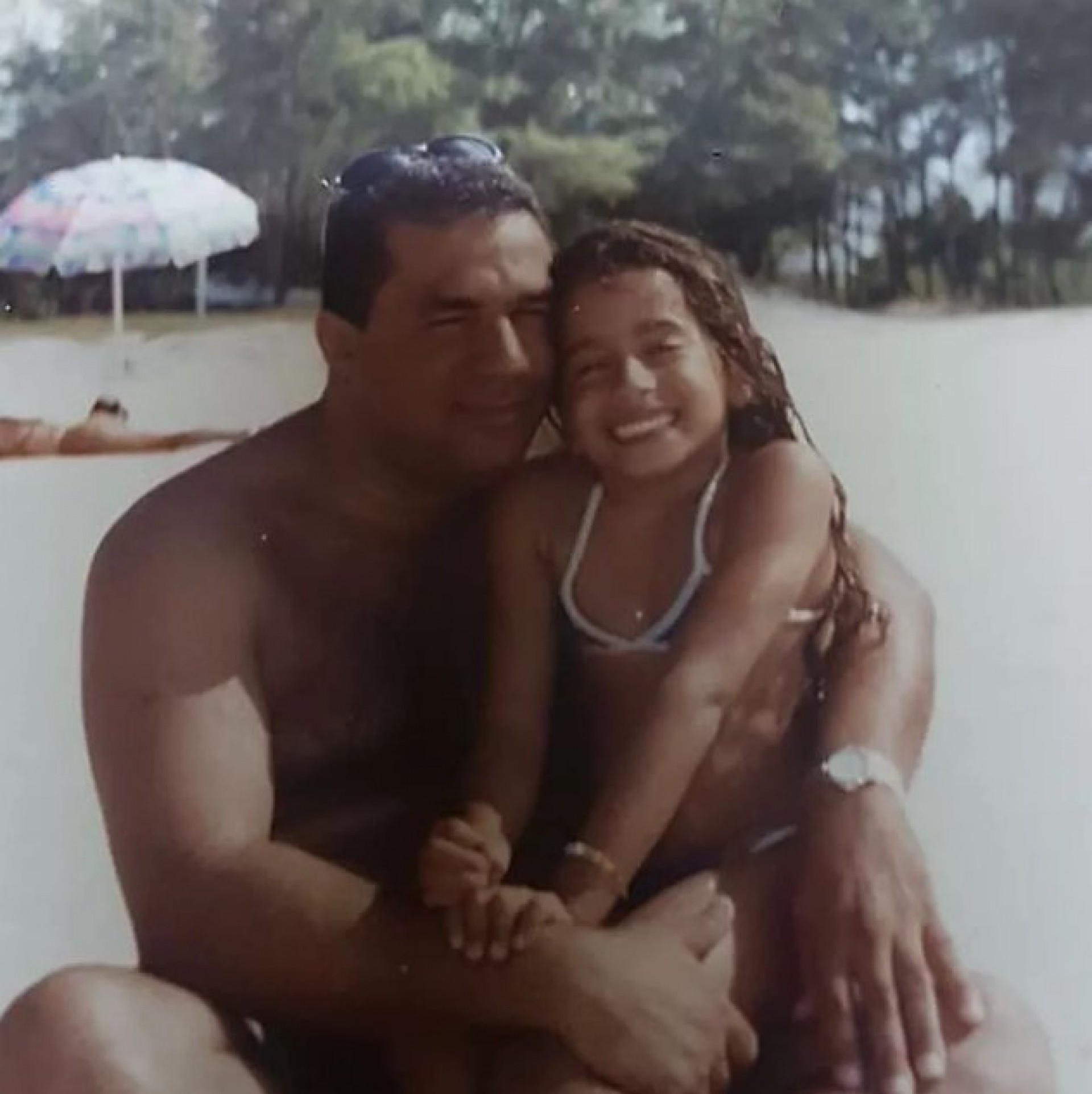 Anitta ao lado do pai, Mauro Machado - Reprodução/Instagram