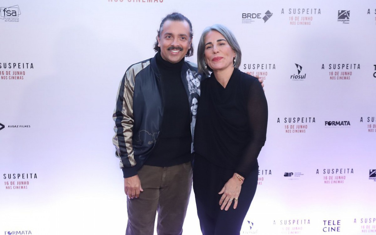 Rodrigo Fagundes e Gl&oacute;ria Pires