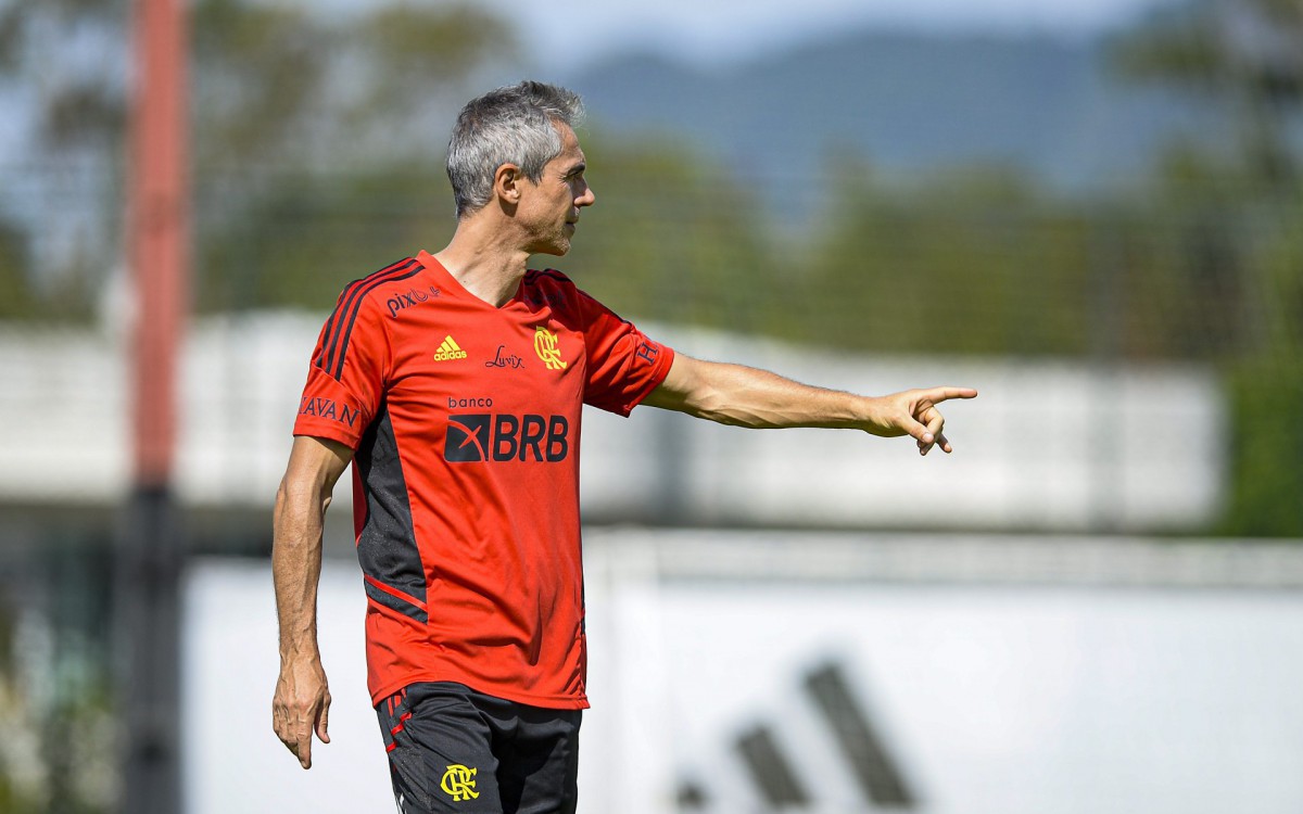 Perto de fim de ciclo no Flamengo, Paulo Sousa deve comandar treino nesta quinta-feira