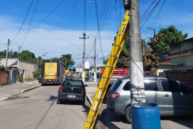 Tráfico corta cabos de internet e proíbe empresa de prestar serviço em Magé