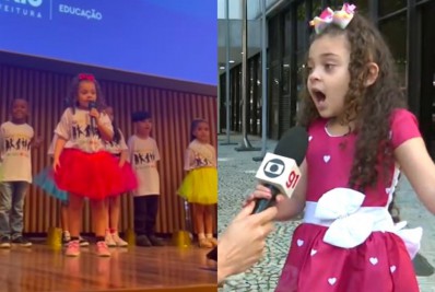 Menina 'Laula' viraliza com performance de 'A Baleia' em canto lírico