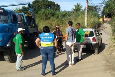 Equipe de fiscalização realiza flagrante de descarte irregular de lixo