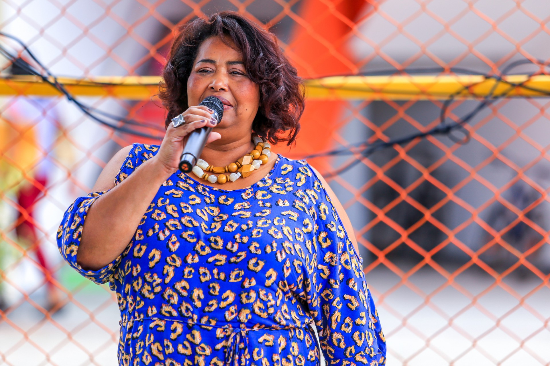 A secret&aacute;ria especial de Assuntos Pedag&oacute;gicos, Rosangela Garcia destacou a import&acirc;ncia da apresenta&ccedil;&atilde;o da orquestra em Belford Roxo - Rafael Barreto / PMBR