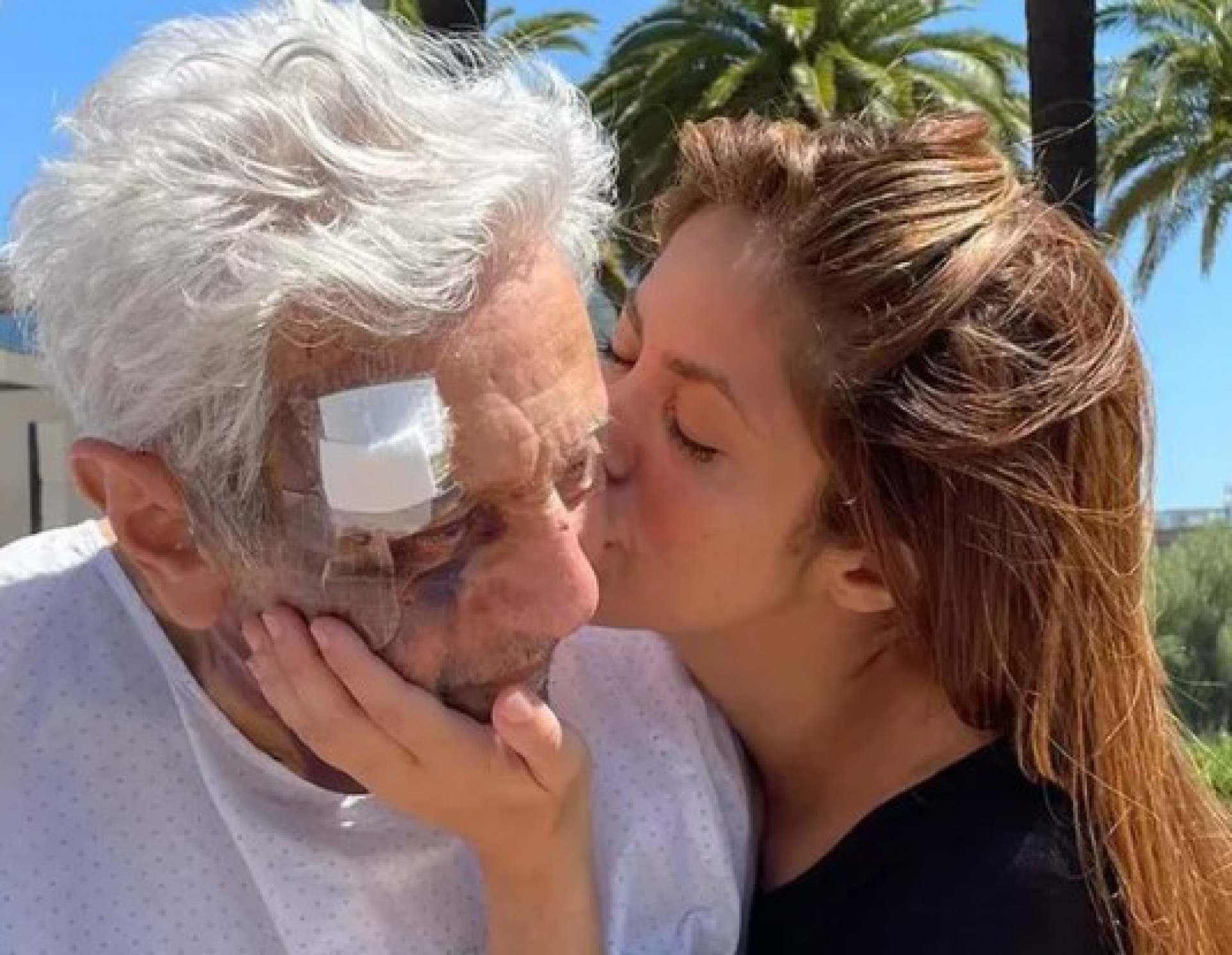 Shakira e o pai, William Mebarak - Reprodução/Instagram