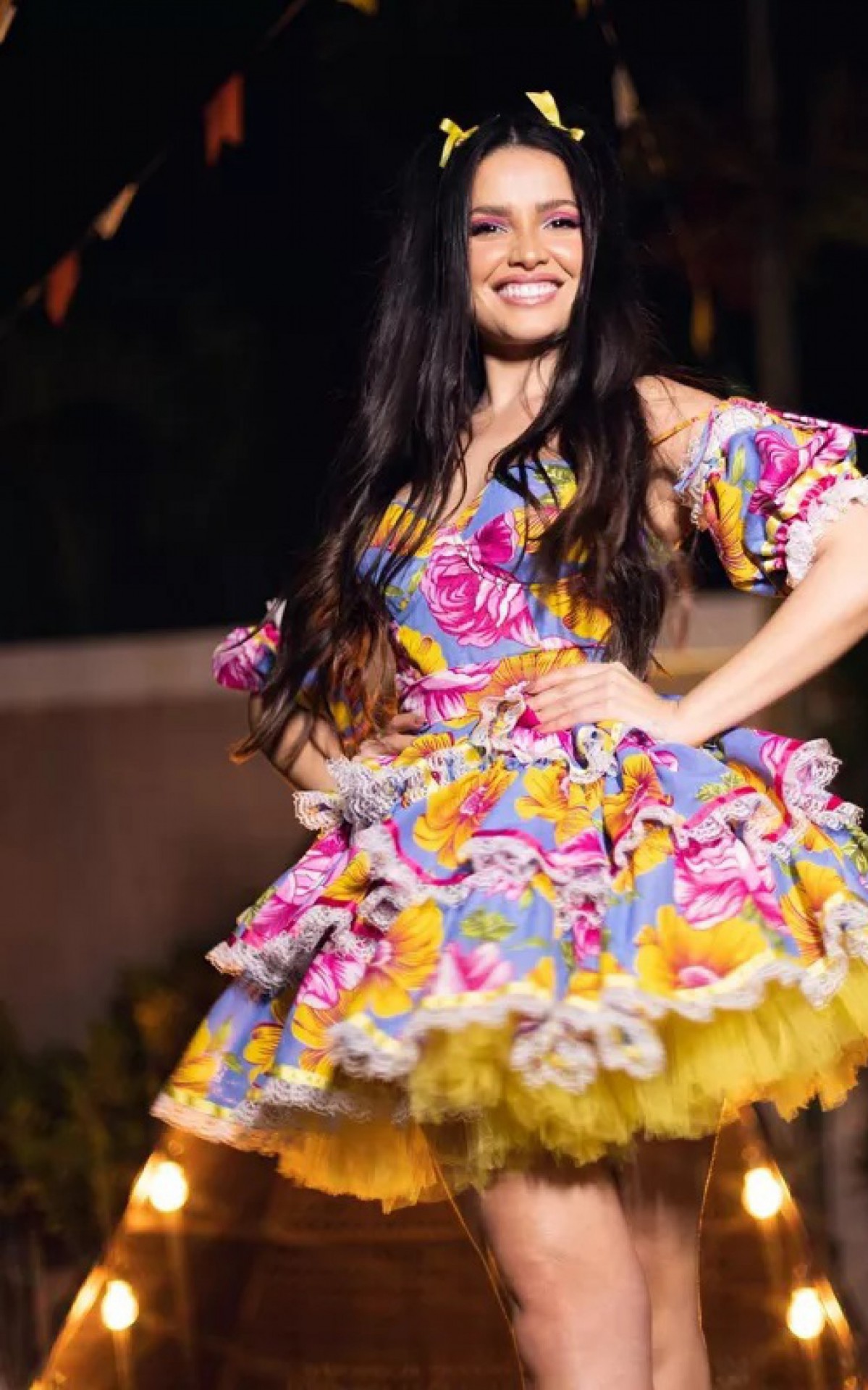 Juliette na festa junina de Anitta