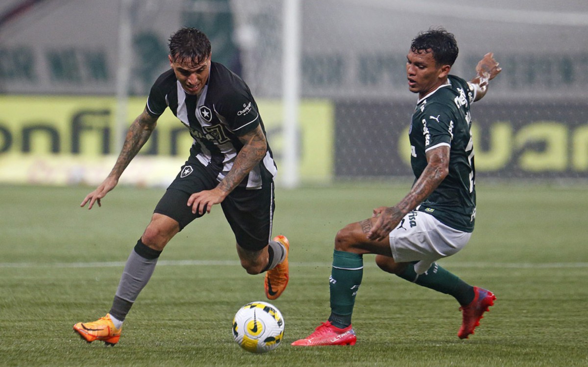 Saravia. Palmeiras x Botafogo pelo Campeonato Brasileiro no Estadio Arena Allianz Parque. 06 de Junho de 2022, Sao Paulo, SP, Brasil. Foto: Vitor Silva/Botafogo.
Imagem protegida pela Lei do Direito Autoral Nº 9.610, DE 19 DE FEVEREIRO DE 1998. Sendo proibido qualquer uso comercial, remunerado e manipulacao/alteracao da obra.