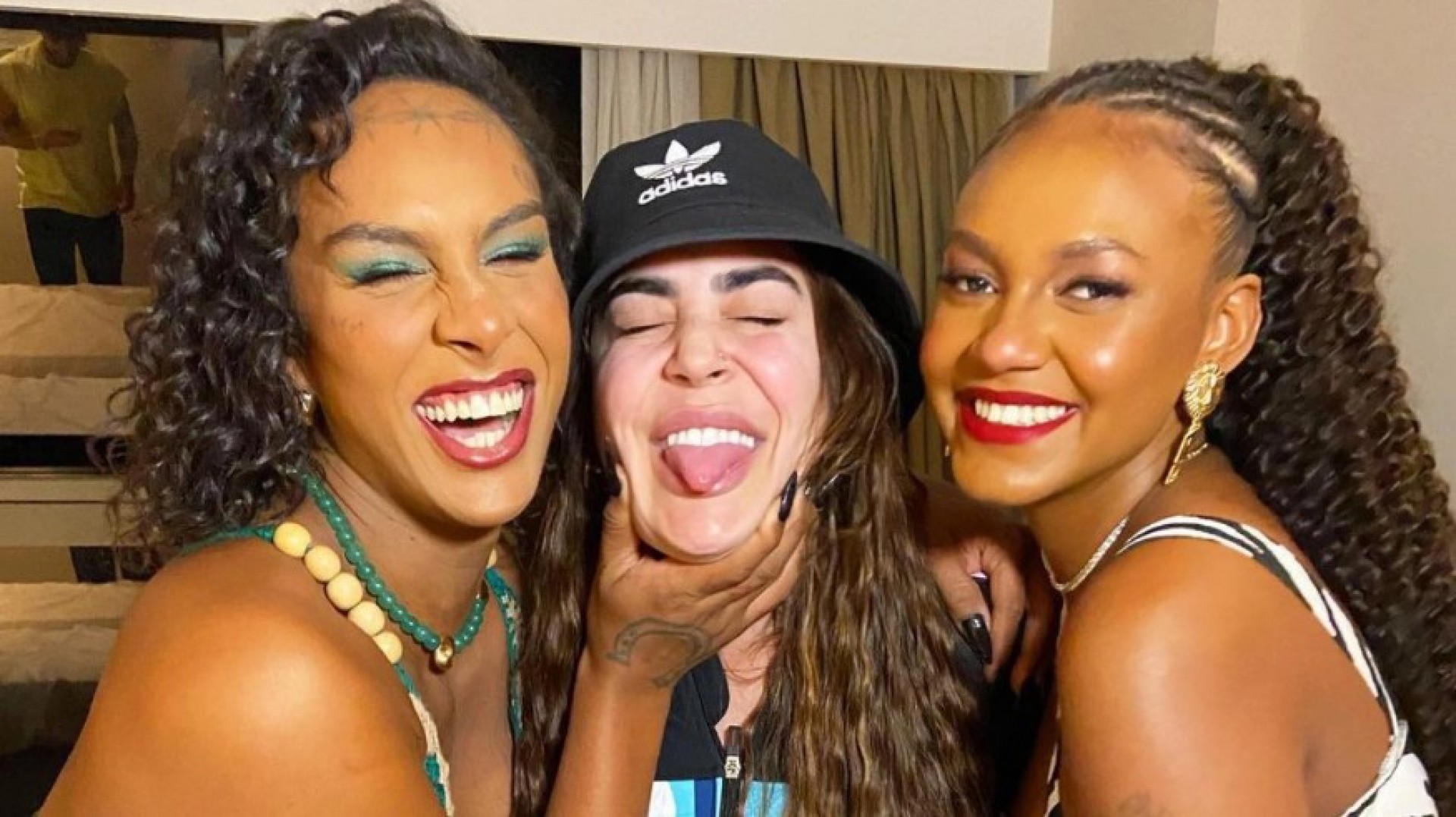 Linn da Quebrada, Naiara Azevedo e Jessi - Reprodução/Instagram