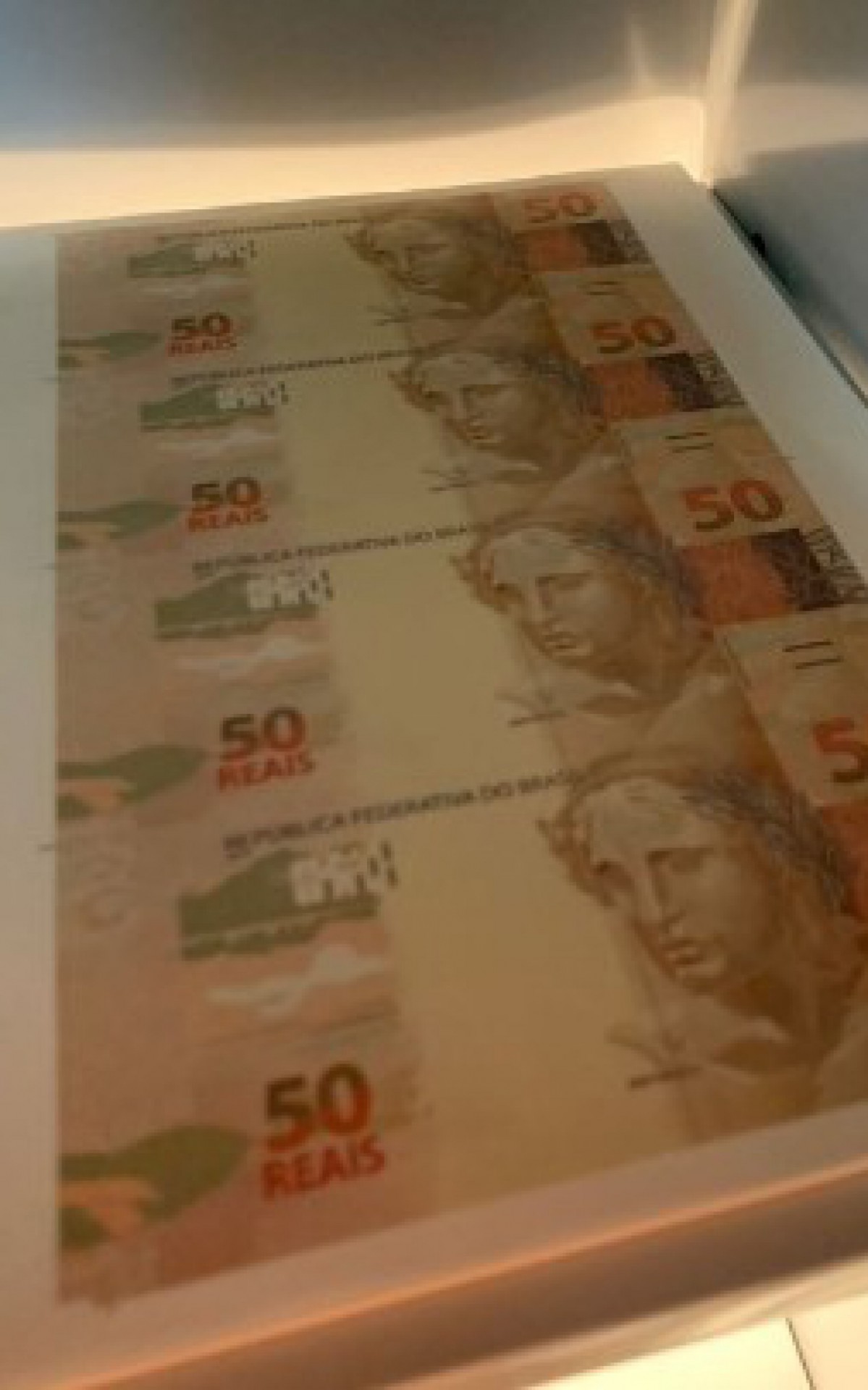 Notas são produzidas com material de alta qualidade - Reprodução