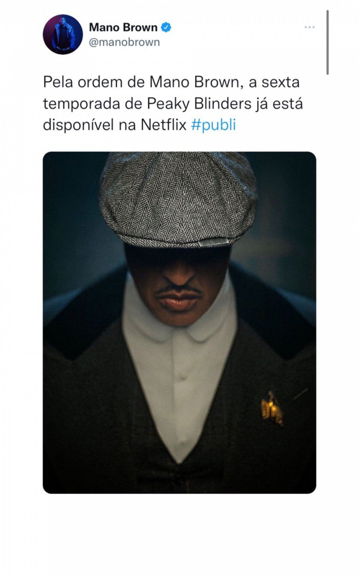 Mano Brown entra para os Peaky Blinders em publi da Netflix - Portal  Perifacon