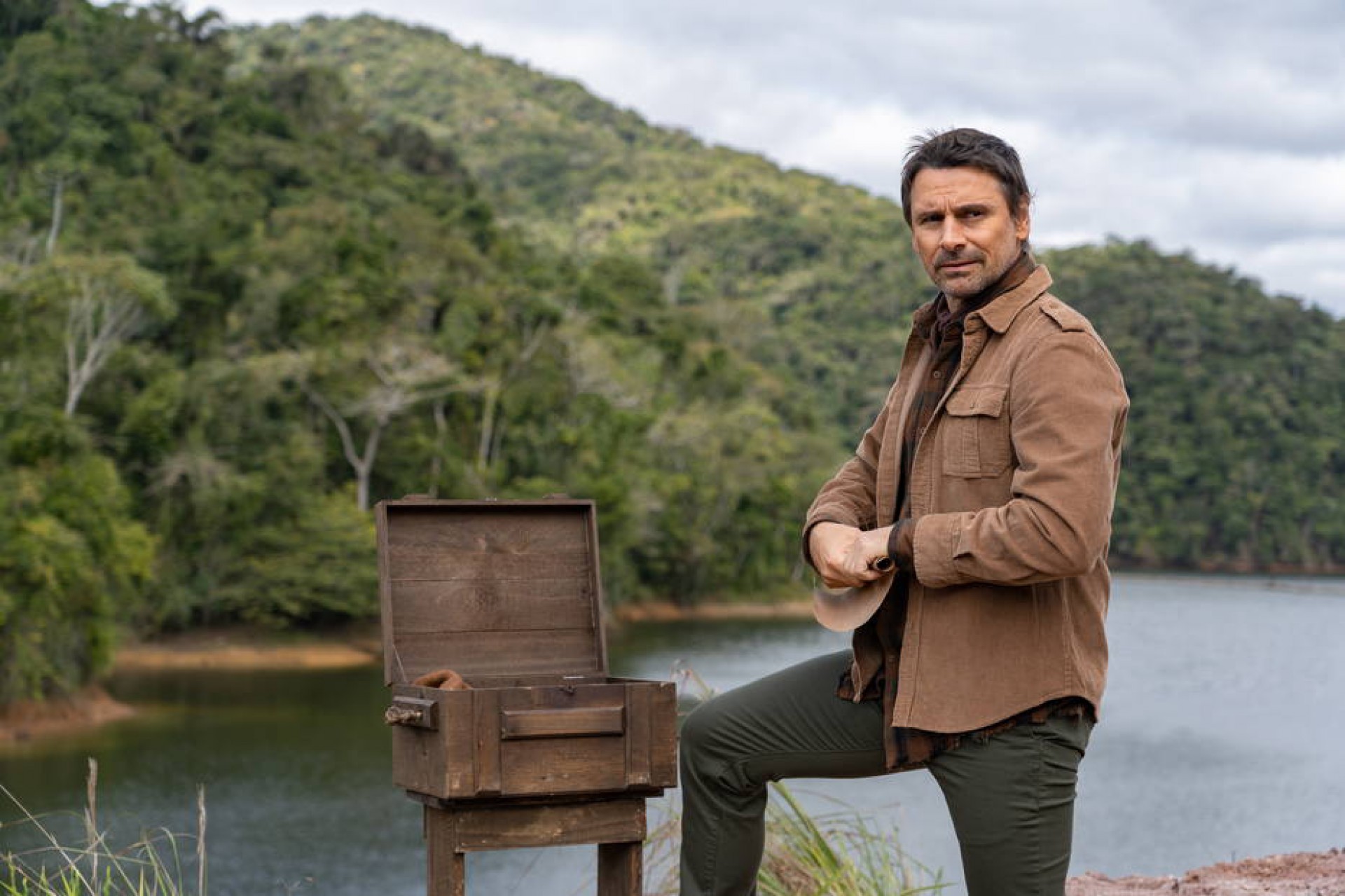 Murilo Rosa no reality show 'A Ponte' - Divulgação