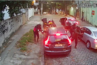 Vídeo: bandidos fazem arrastão e roubam motoristas em Vila Isabel