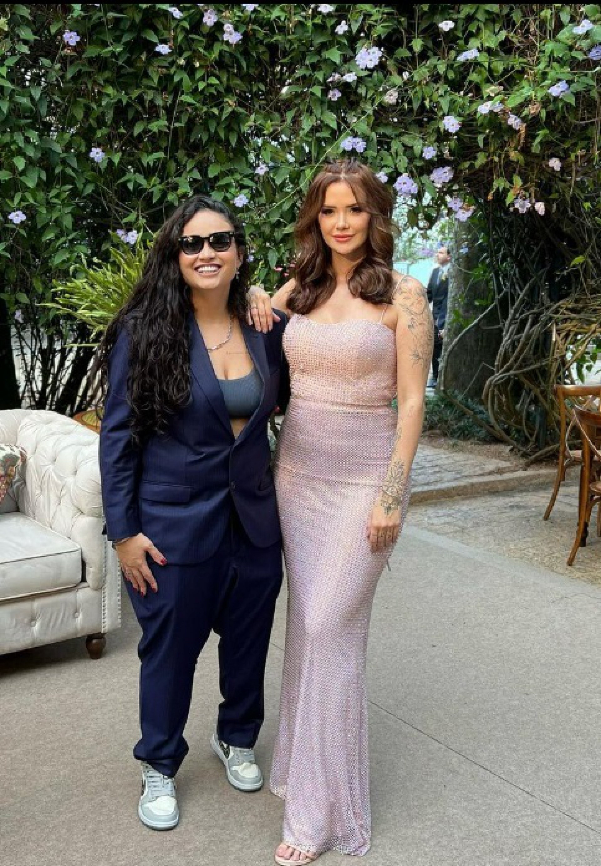 Marcela Mc Gowan e a namorada, a cantora Luiza.  - reprodução do instagram