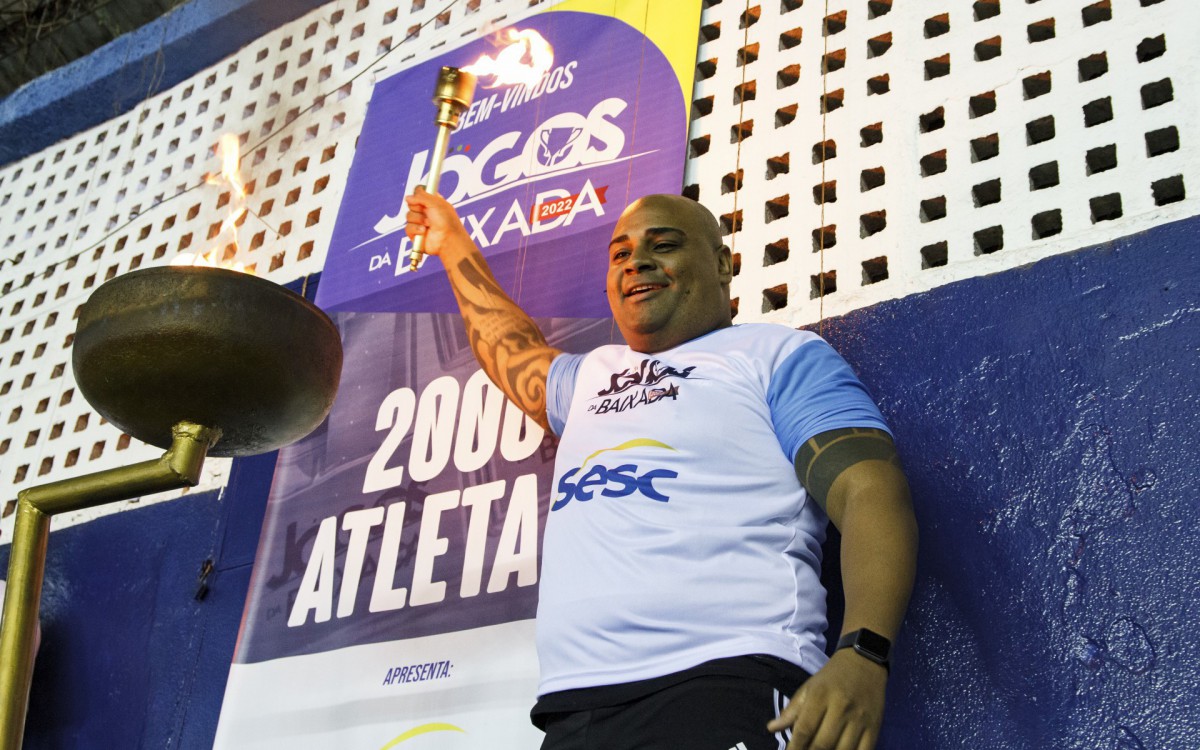 CAXIAS  11/06/2022 - 23ª edição dos jogos da baixada, realizado na Vila Olímpica de Duque de Caxias, neste sábado (11). Foto:Erica Martin/Agencia O Dia