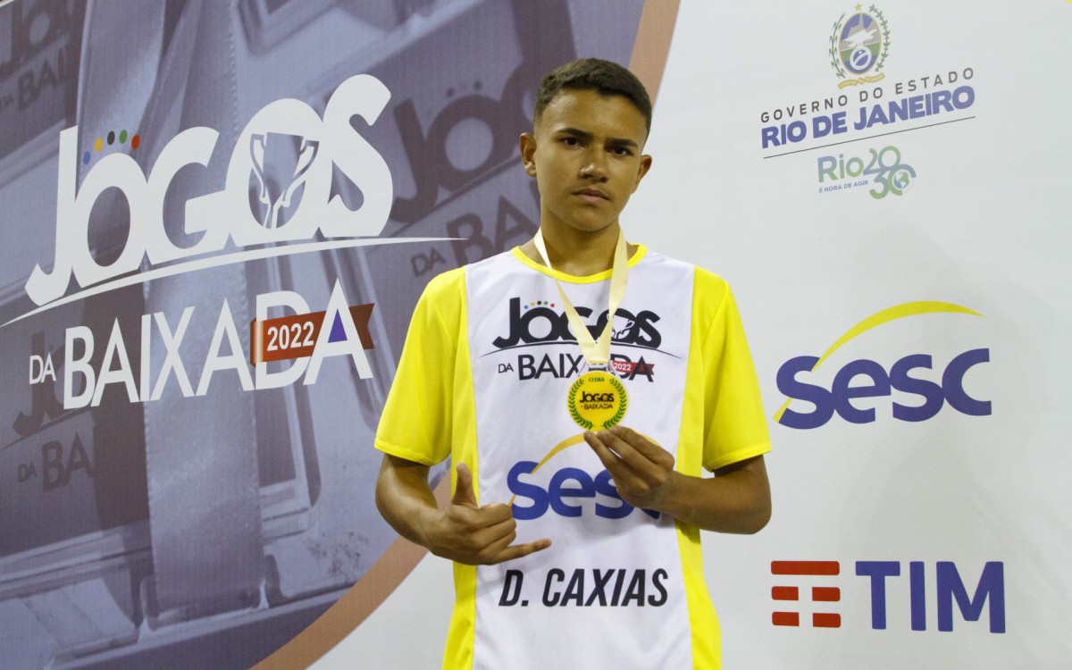 CAXIAS  11/06/2022 - 23ª edição dos jogos da baixada, realizado na Vila Olímpica de Duque de Caxias, neste sábado (11). Foto:Erica Martin/Agencia O Dia - Erica Martin/Agencia O Dia