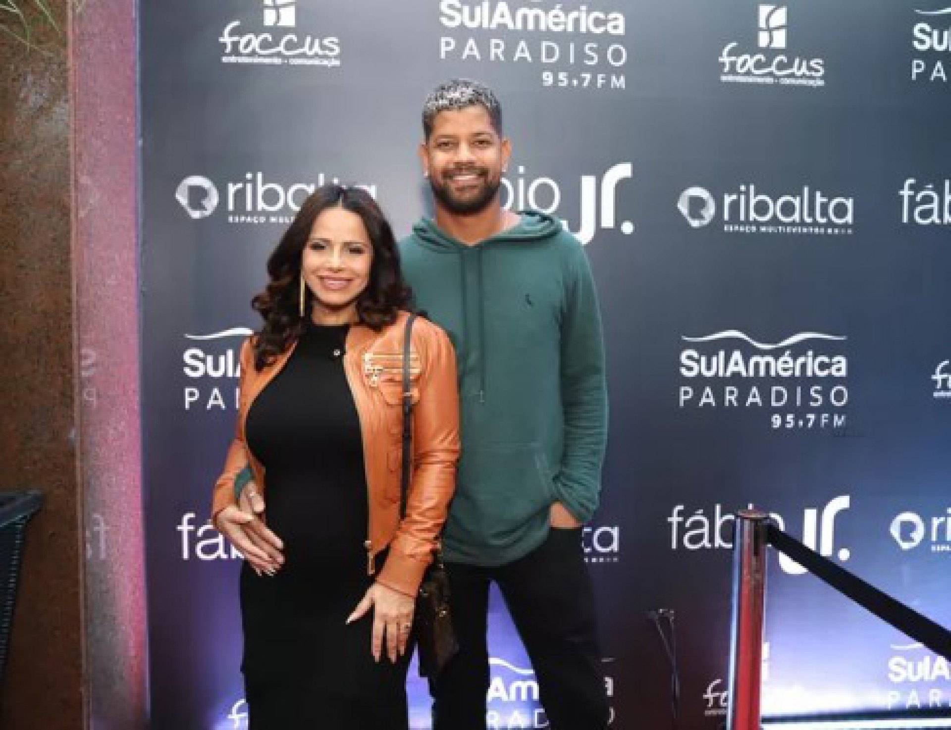 Viviane Araújo com o marido, Guilherme Militão - Beatriz Damy/AgNews