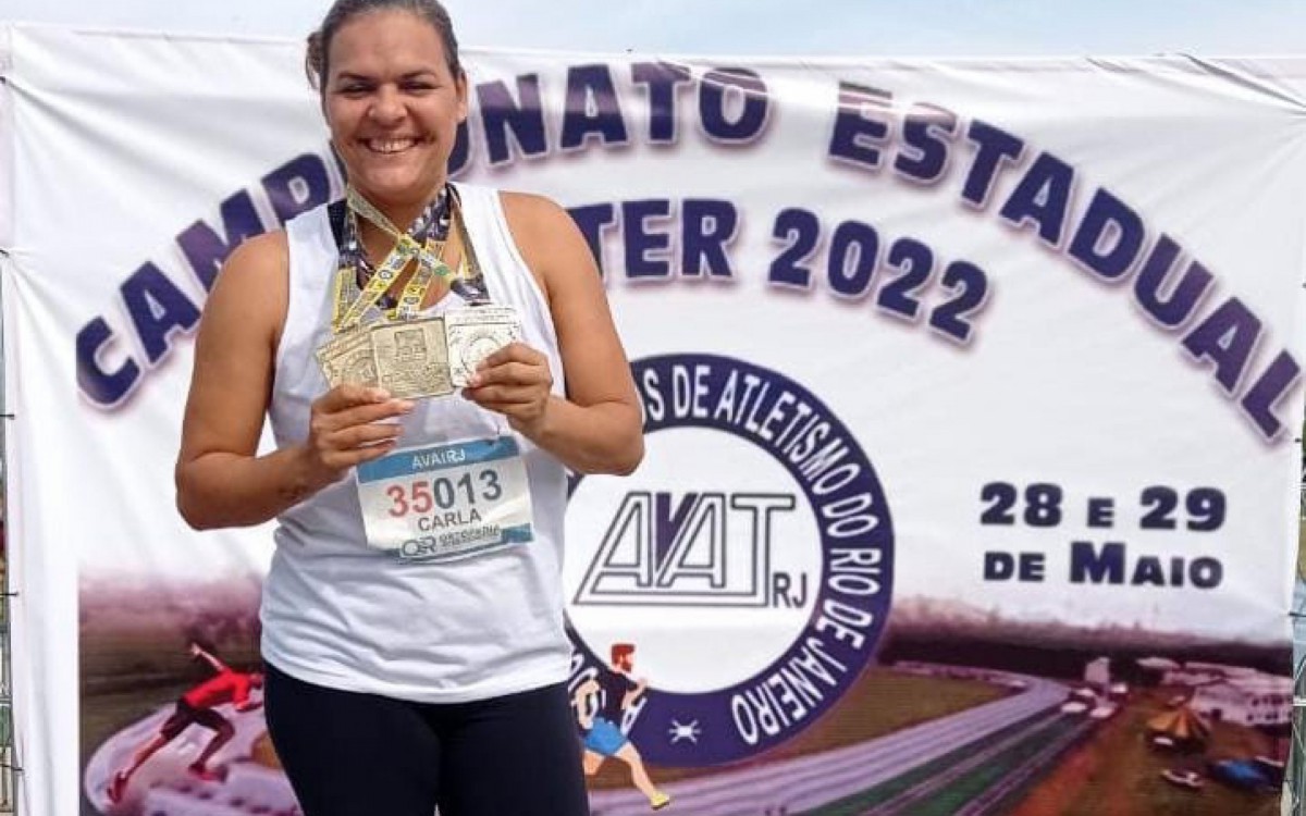 Carla j&aacute; foi atleta em outros locais, como Belford Roxo e Mangueira