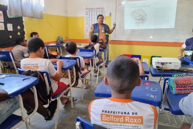 Águas do Rio promove palestras de Educação Ambiental para estudantes de Belford Roxo