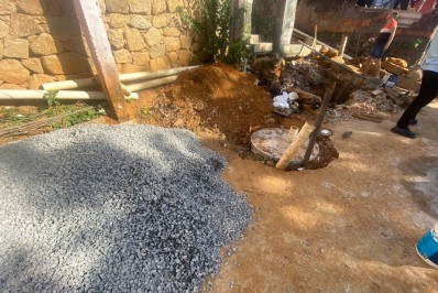 Construção irregular é embargada