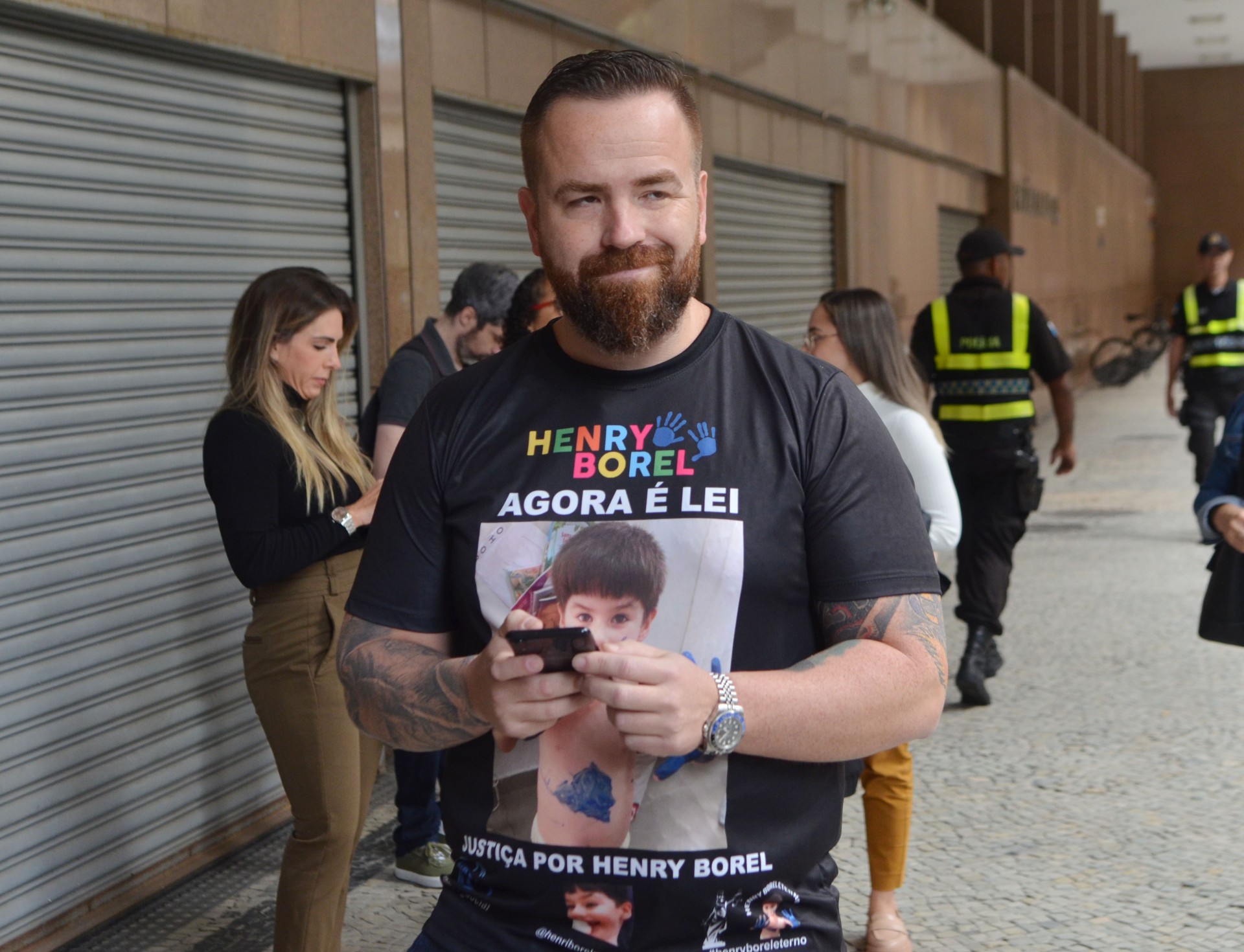 Leniel Borel, pai de Henry, figura como assistente de acusa&ccedil;&atilde;o do processo - Arquivo/Sandro Vox/Ag&ecirc;ncia O Dia 