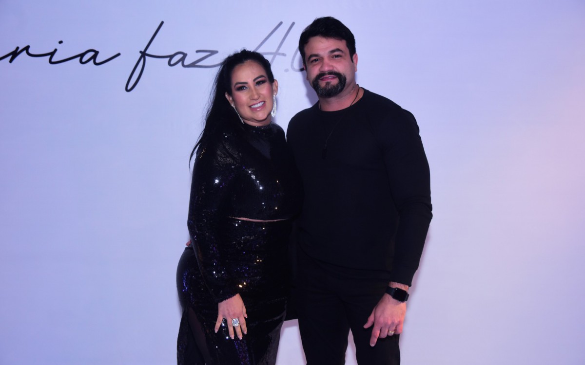 Fab&iacute;ola Gadelha e o marido, Bruno Amaral