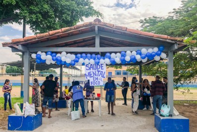 Profissionais de Mesquita conscientizam sobre cuidados com saúde mental