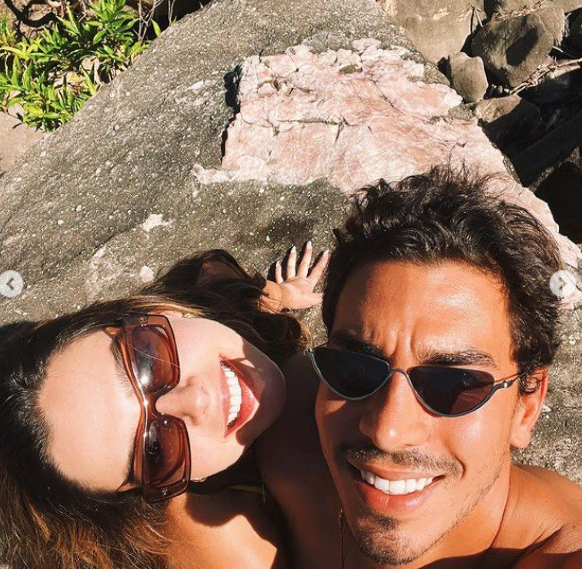 Giovanna Lancellotti e o namorado, Gabriel - reprodução do instagram