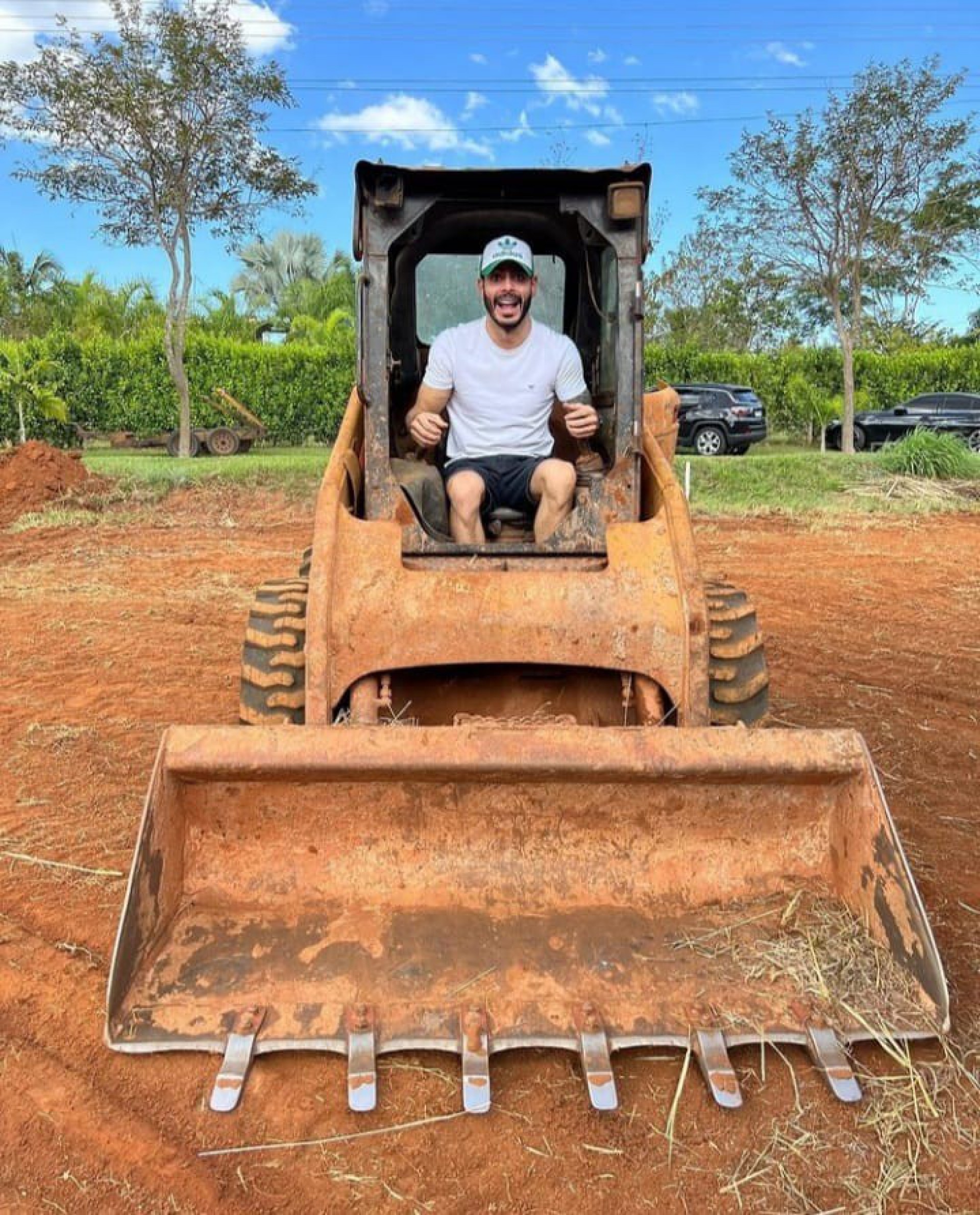 Rodolffo mostrou começo da construção de sua casa  - Reprodução/Instagram