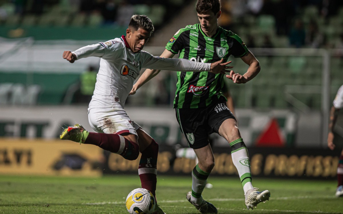 RJ - Partida entre America-MG x Fluminense -RJ, v&aacute;lido pelo  Campeonato Brasileiro - Serie A, realizado no Est&aacute;dio Independ&ecirc;ncia. Nesta quarta (15).