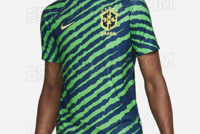 Portal divulga imagens da suposta nova camisa pré-jogo da seleção brasileira para a Copa do Mundo