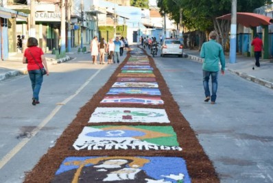 Nilópolis volta a receber tapetes em comemoração a Corpus Christi