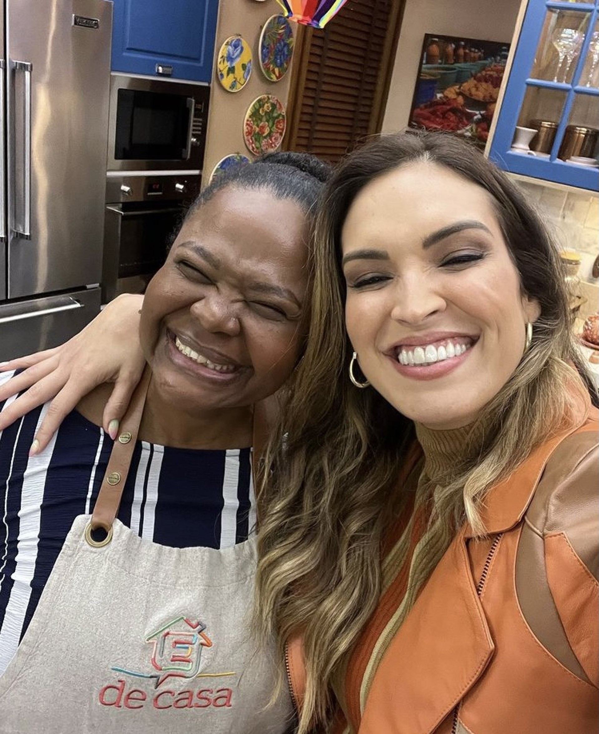Talitha Morete e Silene, a convidada pelo programa 'É de Casa' - Reprodução / Instagram
