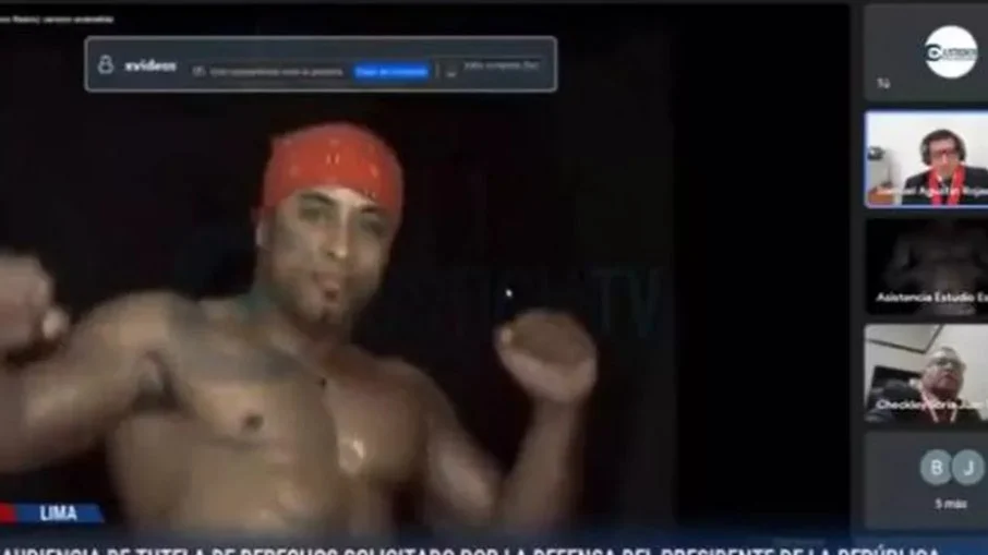 Vídeo de stripper brasileiro interrompe audiência virtual sobre corrupção no Peru