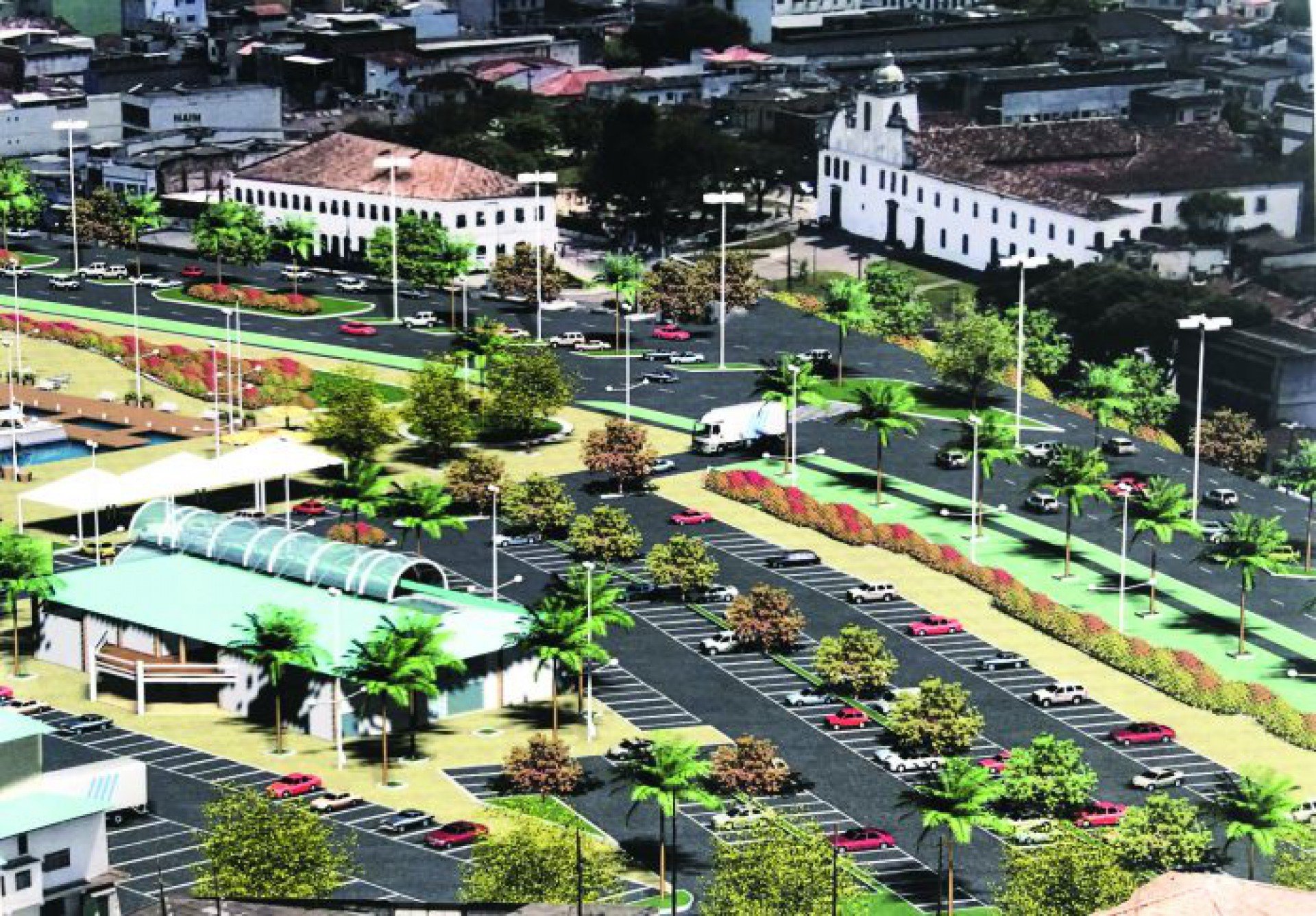 A prefeitura pretendia desenvolver um projeto urbanístico caso ganhasse o direito sobre o lote 8 - Foto: Divulgação