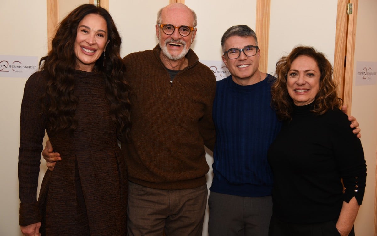 Claudia Raia, Marcos Caruso, Jarbas e Eliane Giardini  - Andy Santana / AgNews