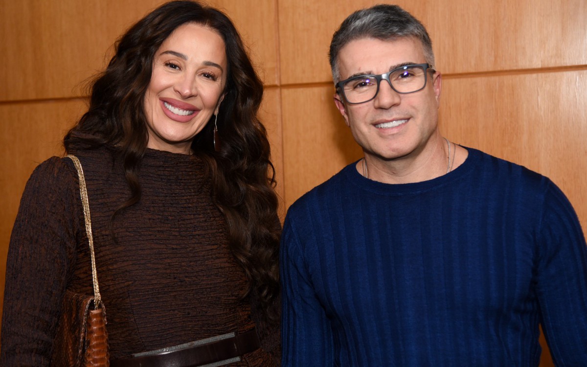 Claudia Raia e Jarbas Homem de Melo