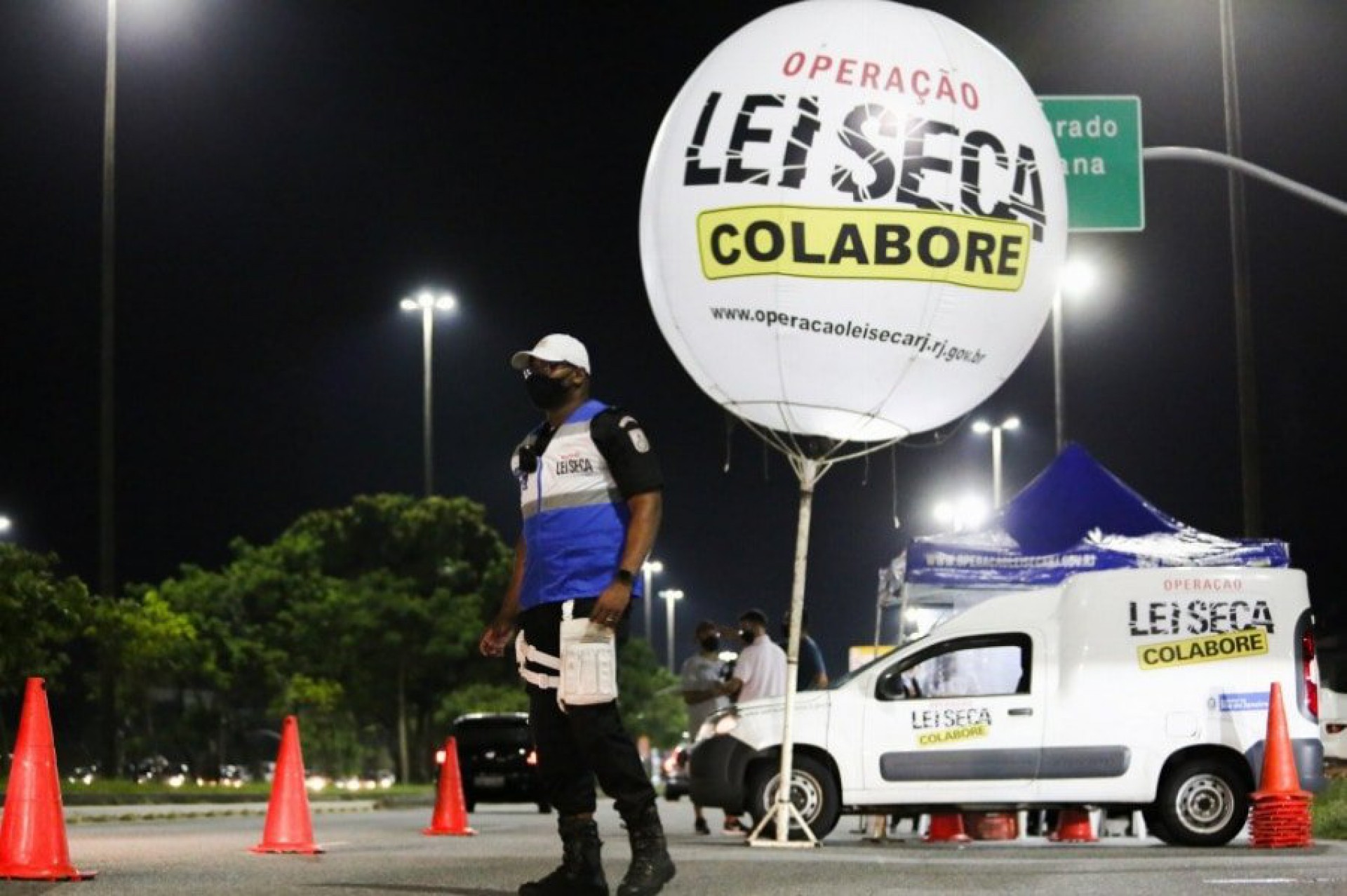 Operação Lei Seca nas ruas do Rio de Janeiro - Reprodução